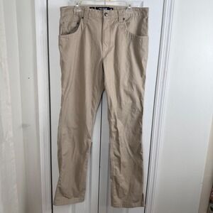 Mountain Khakis Camber 107 Pants 36x34 Tan Classic Fit Gorpcore Outdoor Rugged